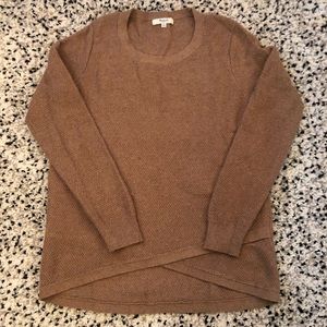 Madewell Sweater, Tan, Size Small